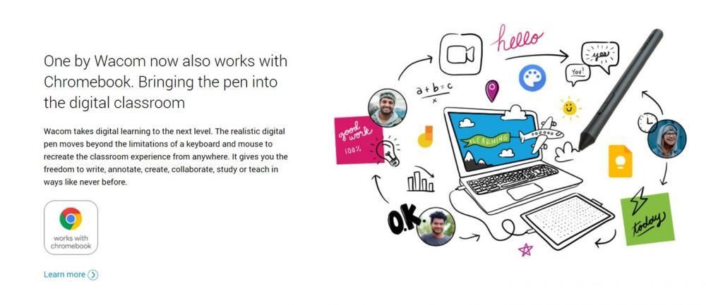 Wacom 数位板已在 Chromebook 上可用