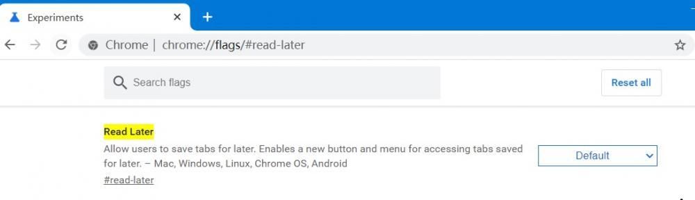 安卓版 Chrome 浏览器推出 “稍候阅读”功能