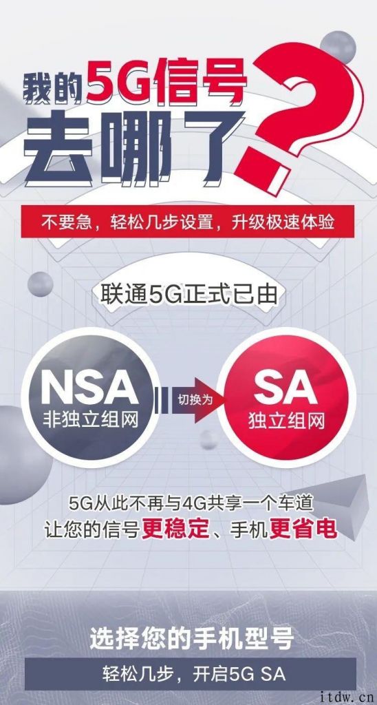 手机 5G 信号去哪了，四川联通公布：5G 宣布由 NSA 切换为 SA 基站