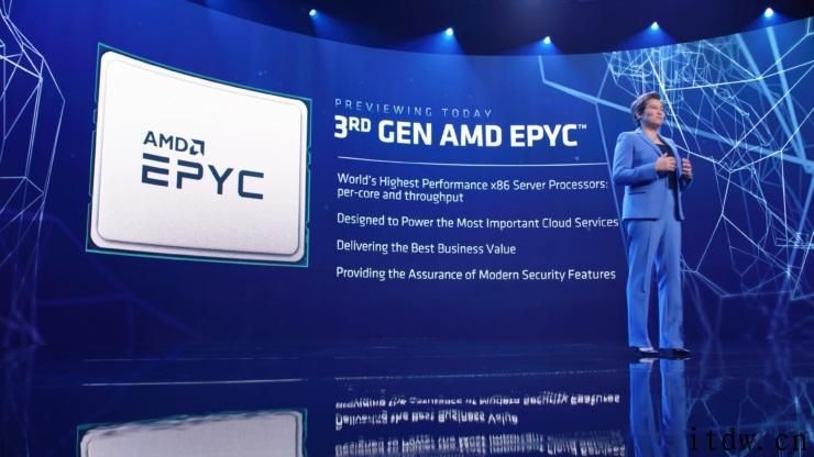 AMD EPYC 7643 48 核 CPU 跑分曝出：性能超英特尔至强 8276 双路服务平台