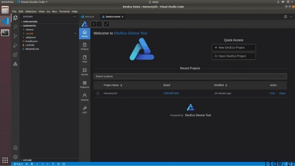手机上鸿蒙 OS 等开发必备，华为公司 DevEco Device Tool 2.0 Beta 1 全新升级发布：新增支持 Ubuntu