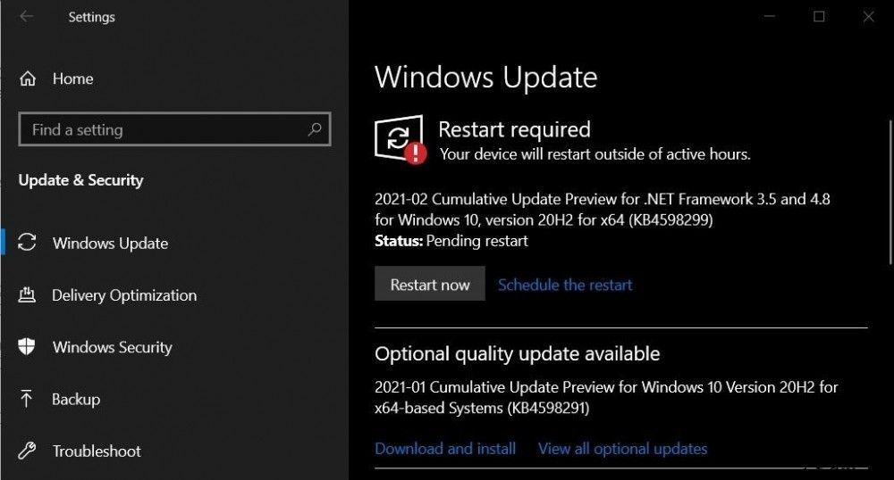 微软公司 Win10 20H2 Beta / 公布预览版 19042.789 推送：修补 Alt-Tab 菜单导航栏