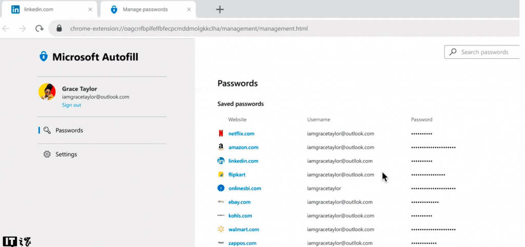 微软公司公布全新升级密码自动填充解决方案：跨平台，跨设备