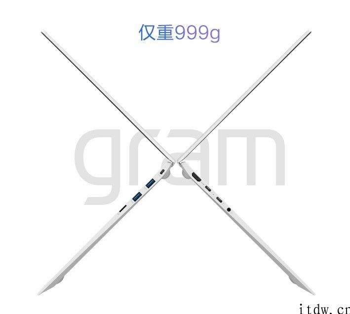 7499 元起，LG Gram 2021 款明日开售：根据英特尔 Evo 认证，仅重 999 克