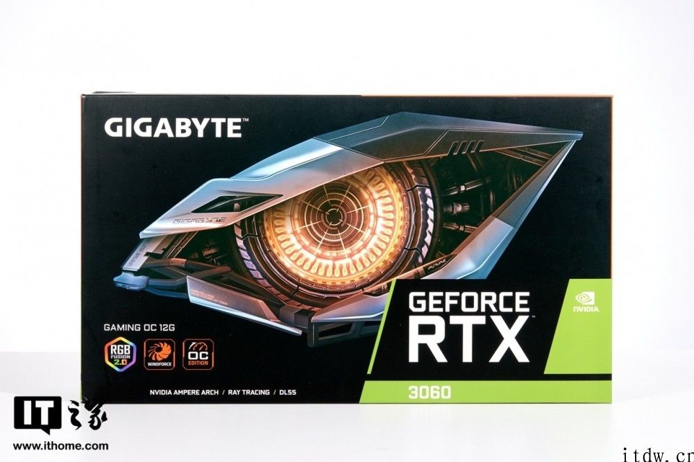 【IT之家开箱】技嘉主板 GeForce RTX 3060 GAMING OC 12G 图赏