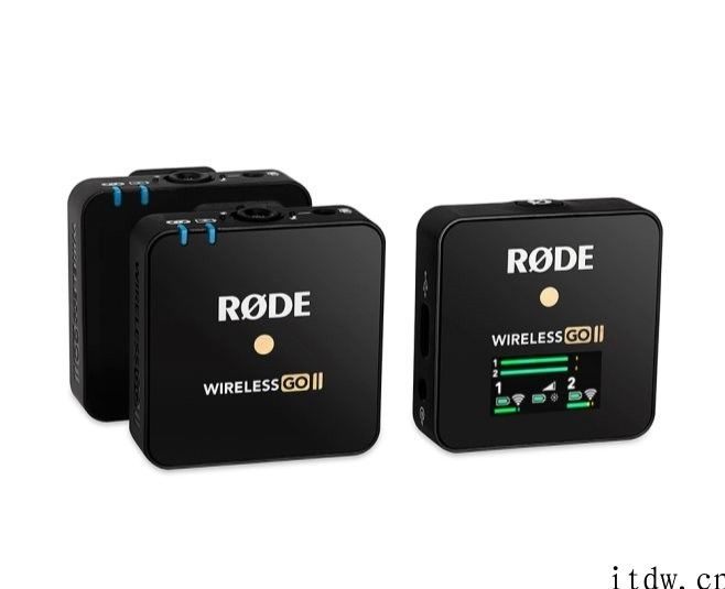 RODE 发布 Wireless GO ll 无线麦克风系统软件：专为 VLOG 和直播设计方案，售价 2495 元