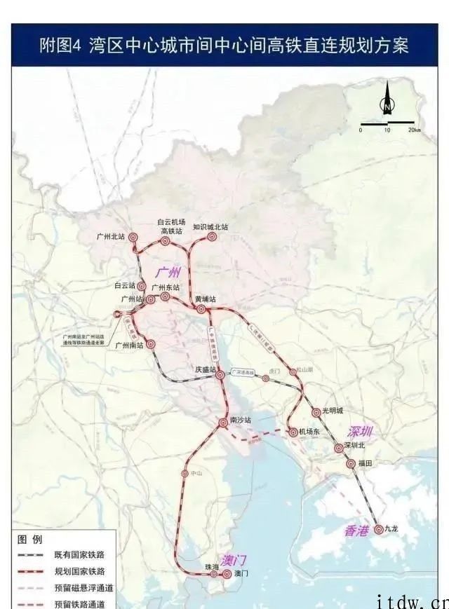 广深磁悬浮预留线路图宣布公布：时速约 600 千米