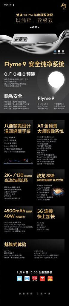 一张图看懂「魅族手机 18 系列产品」：年度完美旗舰   小屏满血旗舰