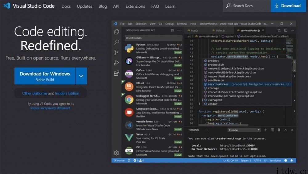 微软公司 Visual Studio Code 稳定版已原生支持苹果 M1 Mac