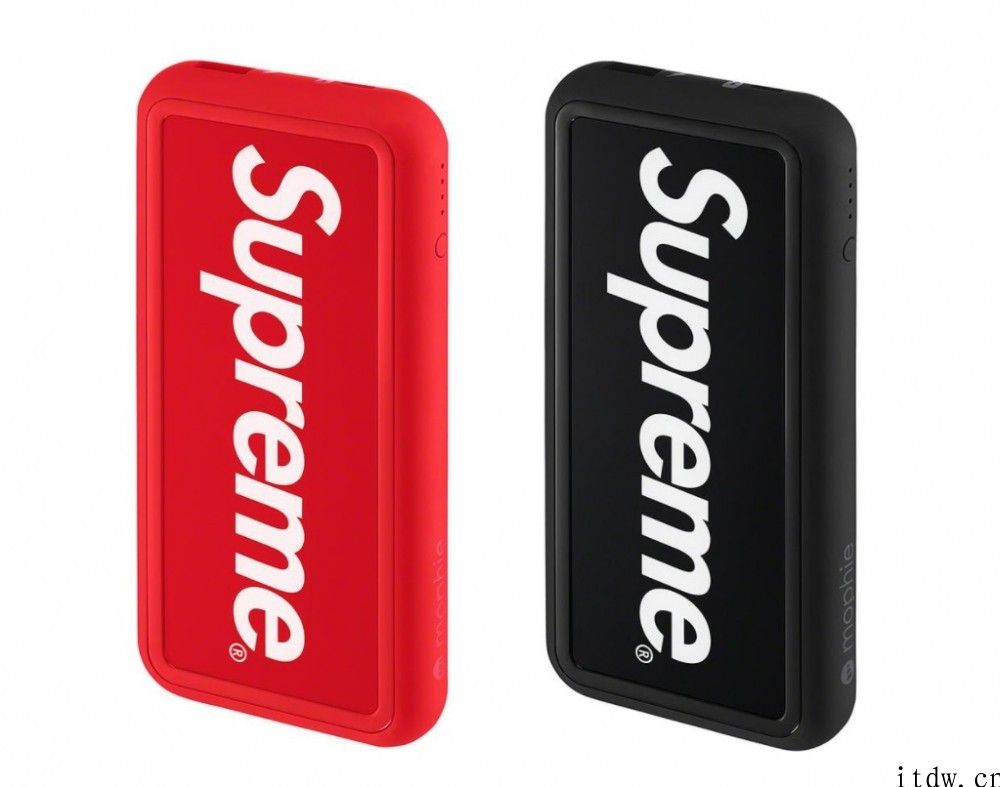 Supreme 联名 mophie 推出无线充电宝：售价 798 元