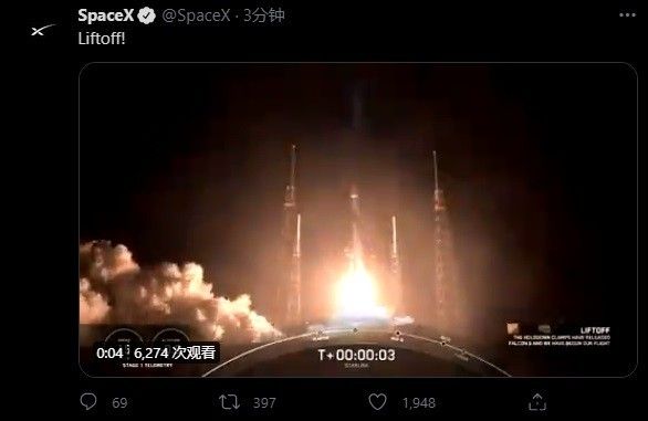 仅一周以后，SpaceX 再送 60 颗星链卫星入太空