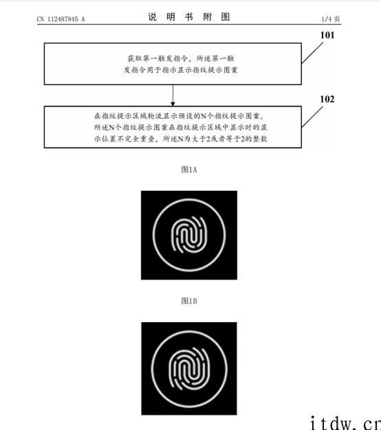 华为公司公布 “屏下指纹”有关专利，可延长指纹提醒地区显示器件使用寿命