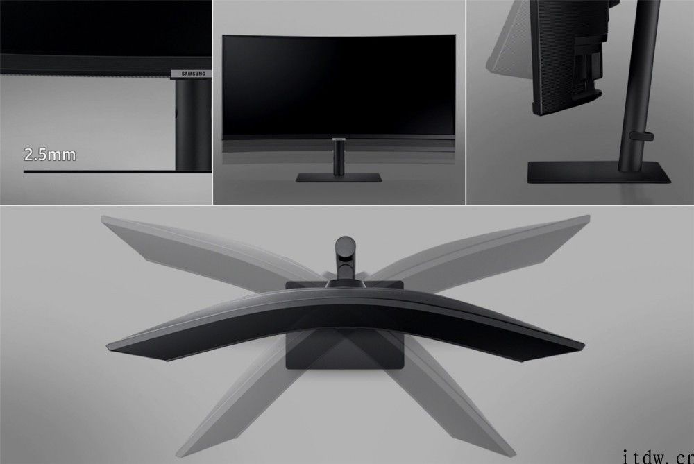 三星国外公布 S34A650 曲面显示器：21:9 100Hz 刷新率，适用 PD 90W 供电