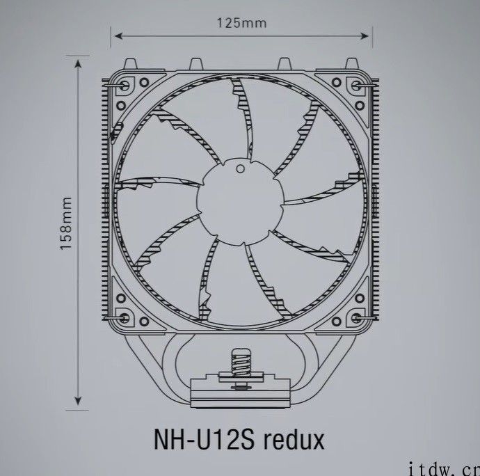 猫头鹰公布 NH-U12S redux CPU 散热器：四热管风扇，售价约 325 元