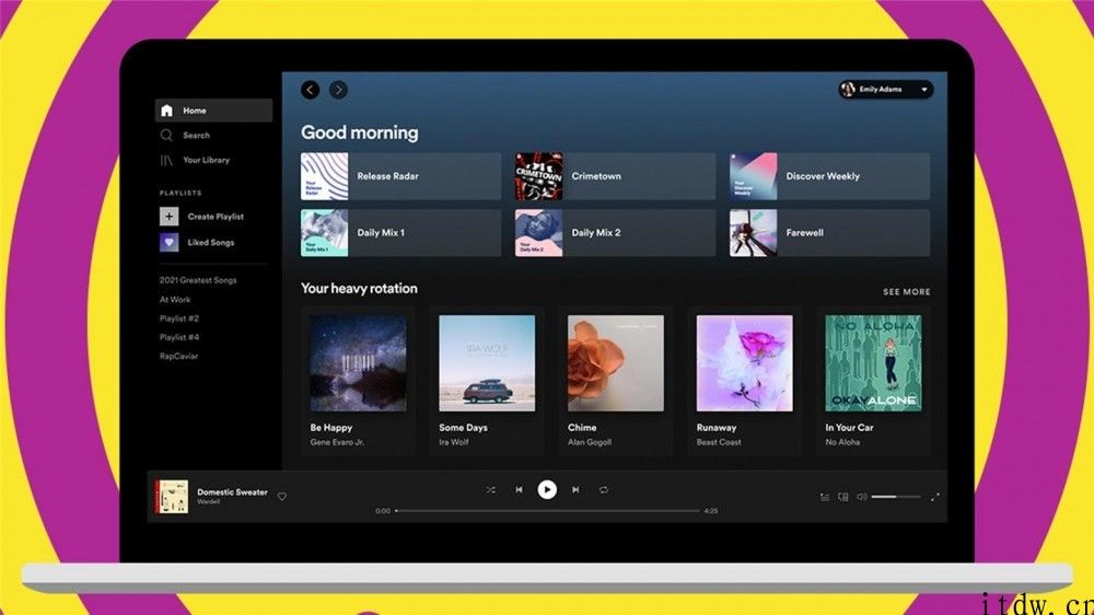 流媒体音乐 Spotify 再次设计 macOS 和 Web 版，全新升级简约体验