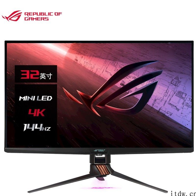 ROG 推出 4k高清 144Hz Mini LED 显示器，售价两万五