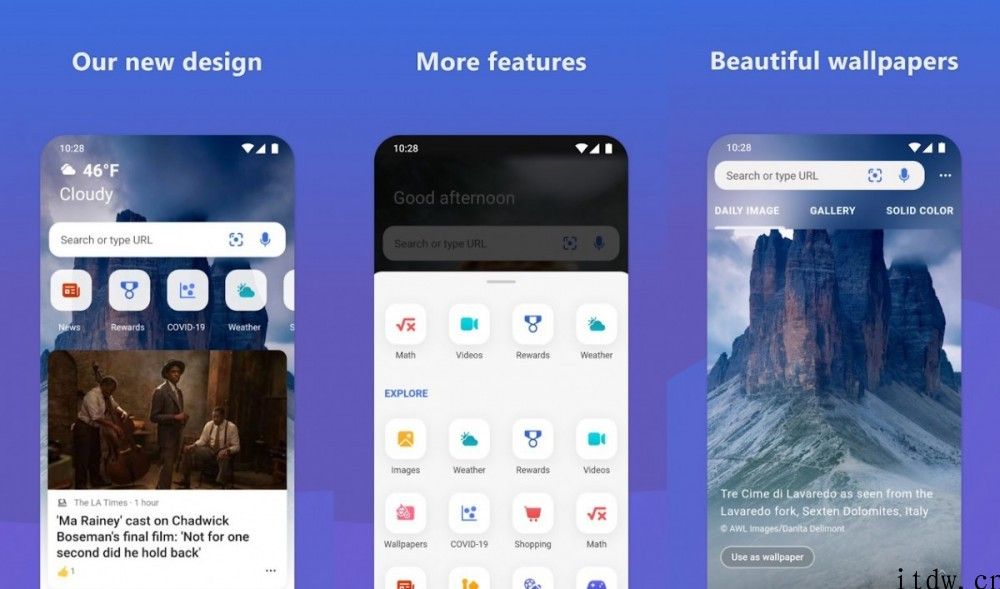 Android 版微软公司 OneDrive 和 Bing 得到 UI 升级