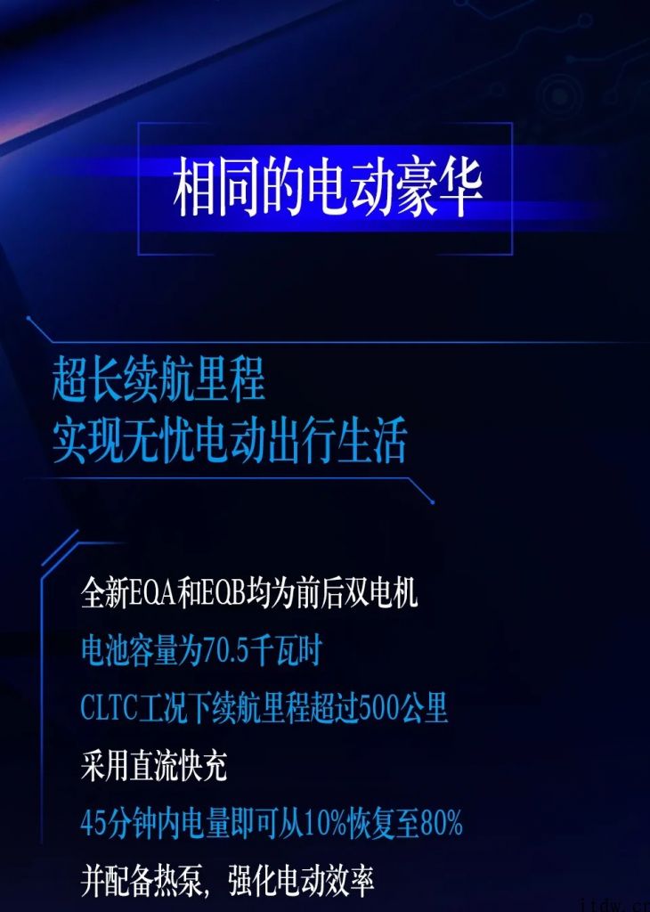奔驰 EQA/EQB 纯电 SUV 宣布发布：搭载高德地图，续航超 500 千米