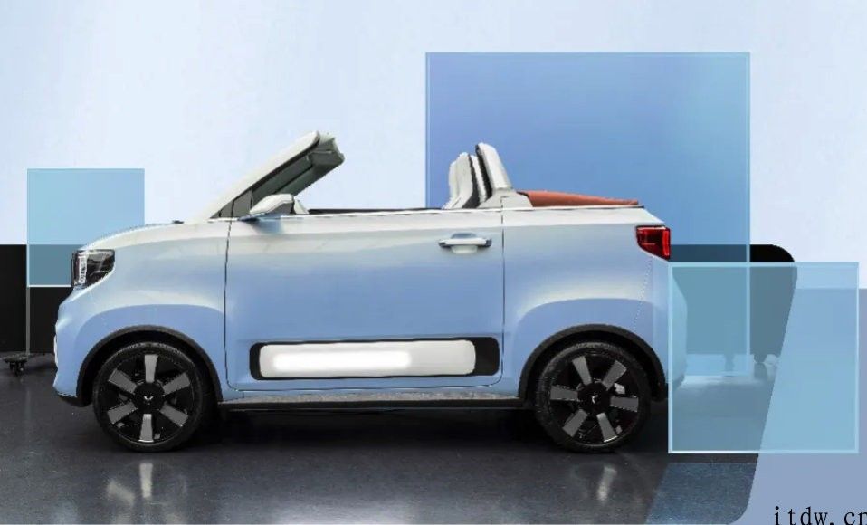 年轻人的第一台敞篷车：五菱宏光 MINI EV CABRIO 亮相，2020年量产