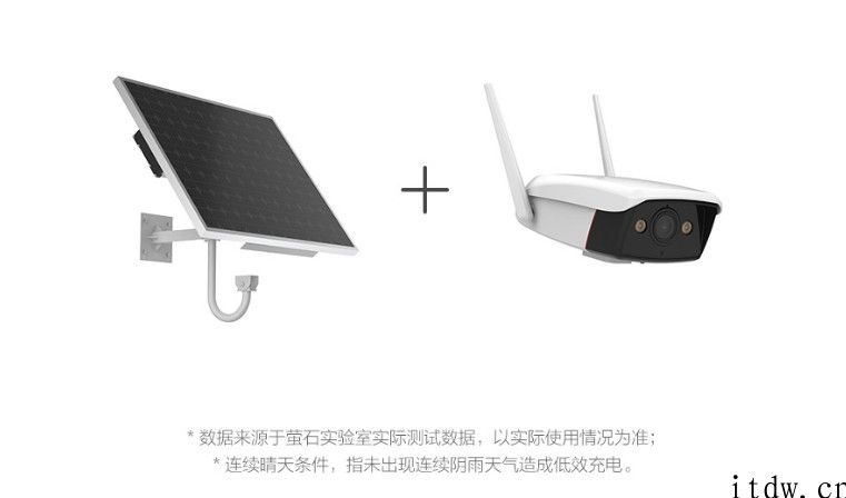 萤石发布太阳能光伏供电系统：内置 300Wh 充电电池，耐低温 -20℃