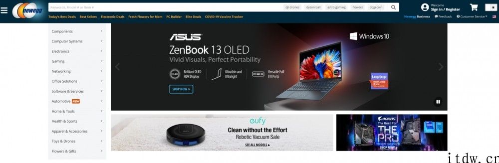 在线销售网站新蛋网公布可应用狗狗币开展支付