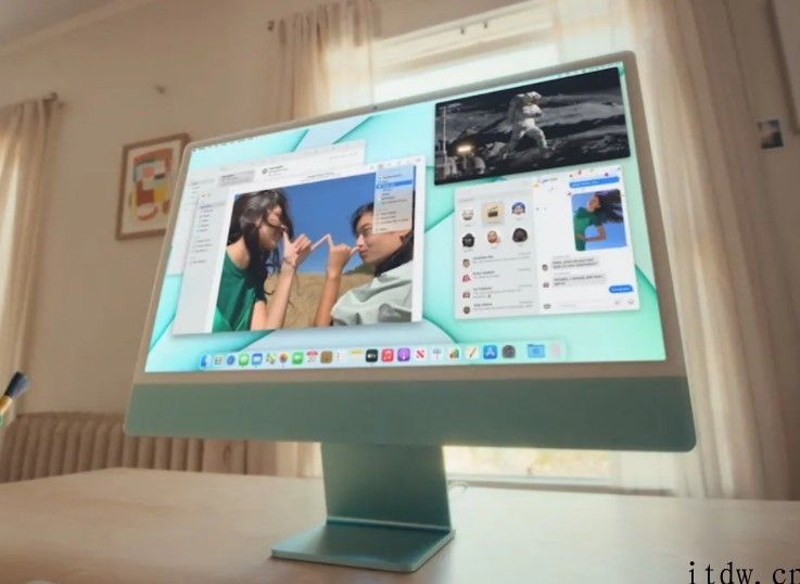 1299 美金起，iPhone全新升级 24 英寸 M1 iMac 发布：4.5K 显示屏，边框更窄更薄