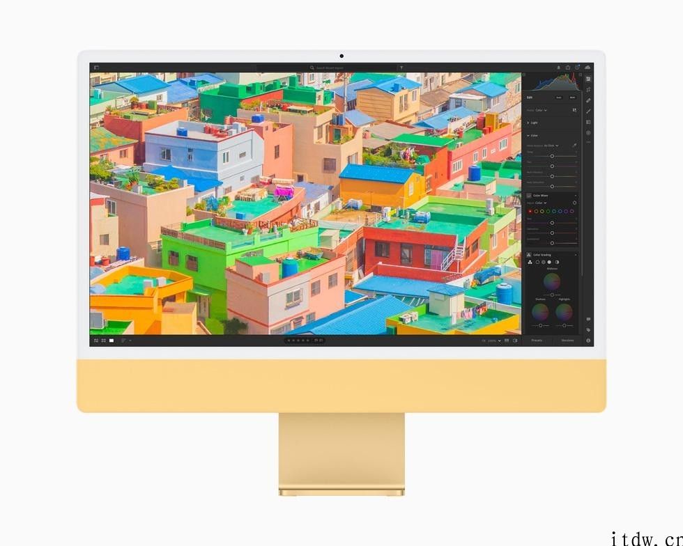 苹果详解全新升级 M1 iMac：七种艳丽颜色，超薄体型，绚丽多彩 4.5K 视网膜显示屏