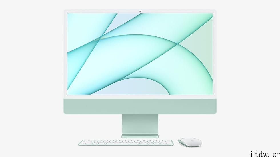苹果详解全新升级 M1 iMac：七种艳丽颜色，超薄体型，绚丽多彩 4.5K 视网膜显示屏