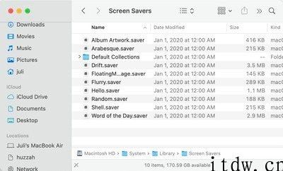 苹果 macOS Big Sur 11.3 新增“你好”屏幕保护程序