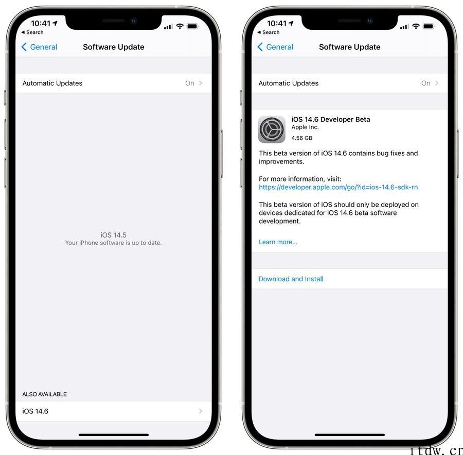 苹果发布 iOS/iPadOS 14.6 公测版 Beta 1