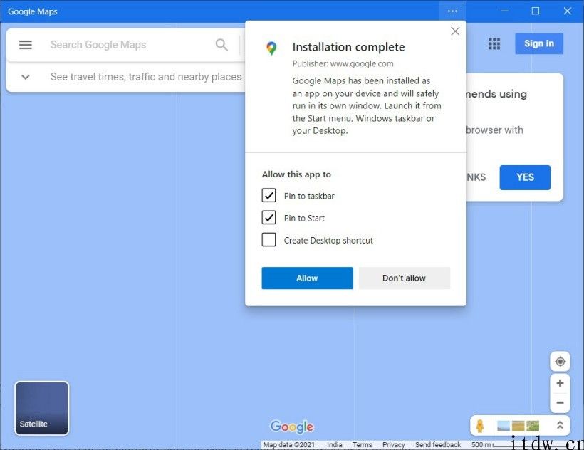 微软公司 Edge 浏览器将推荐用户固定不动 PWA 运用到 Win10 任务栏