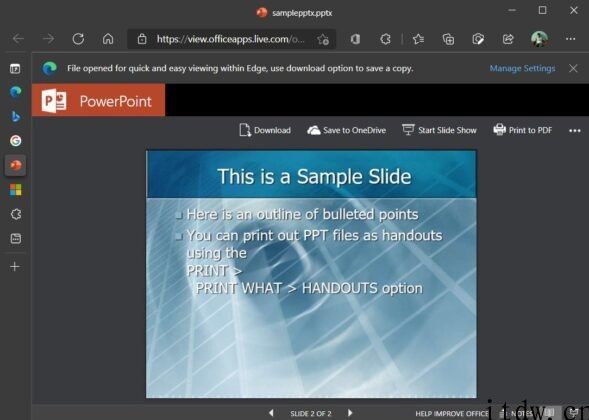 微软公司 Edge 浏览器整合 Office：一键打开 Word、Excel 和 PowerPoint 文档