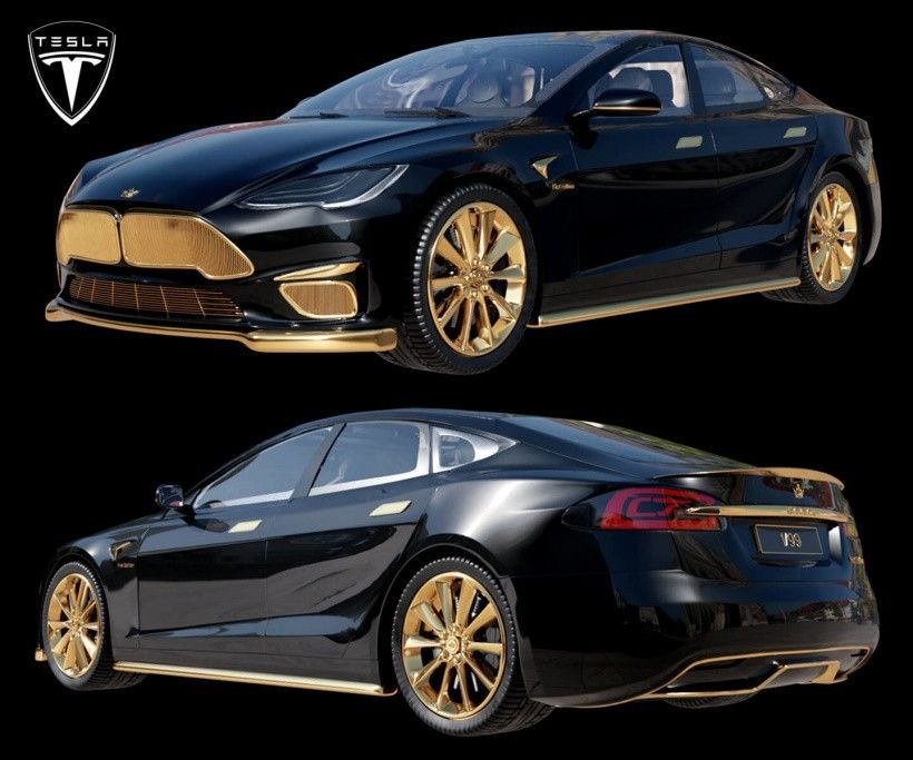 Caviar 定制特斯拉 Model S 限量版 iPhone 12 Pro 及其汽车
