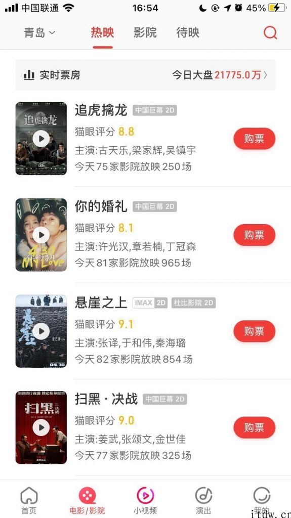 电影票价钱降了，五一假期《悬崖之上》等 13 部影片扎堆上映