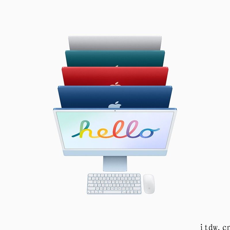 苹果 macOS Big Sur 11.3 中隐藏 M1 iMac 五彩缤纷新壁纸，可那样下载
