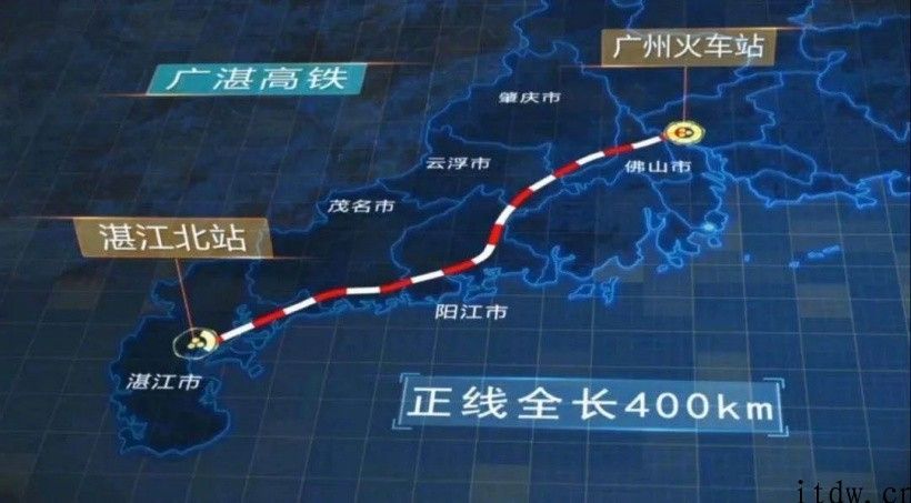 又一条高铁将要“穿海”，广湛高铁湛江湾海底隧道长近10000米