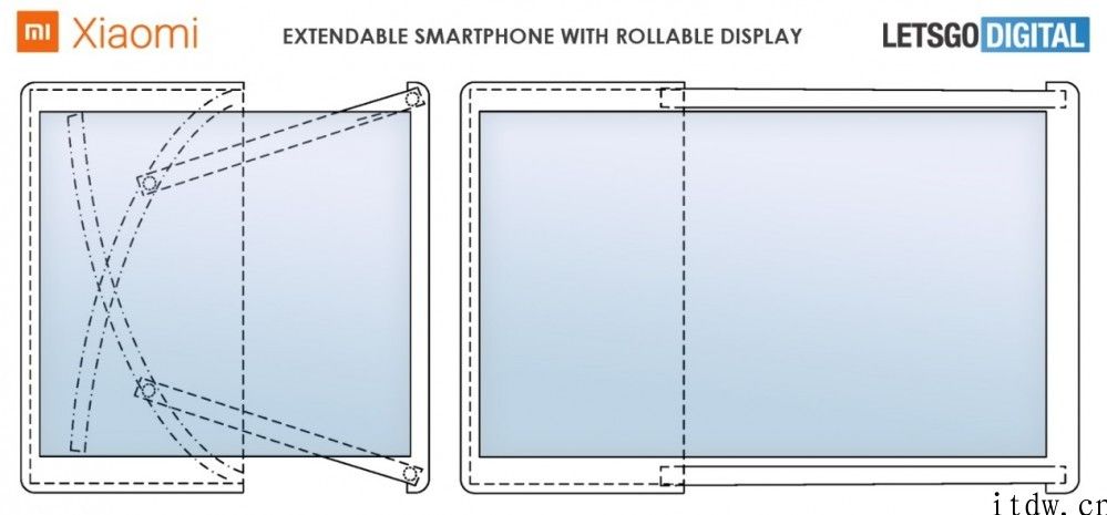 酷似厕纸，小米卷绕屏手机新外观专利公布