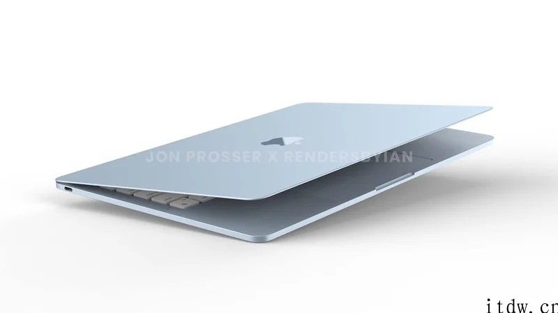 重特大工程变更，iPhone新一代七彩 MacBook Air 渲染图曝光：白色电脑键盘   触控板变小