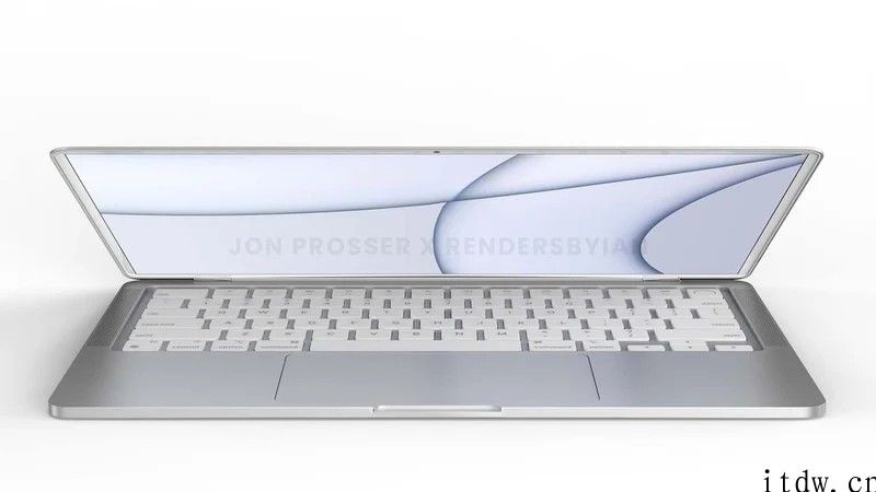 重特大工程变更，iPhone新一代七彩 MacBook Air 渲染图曝光：白色电脑键盘   触控板变小