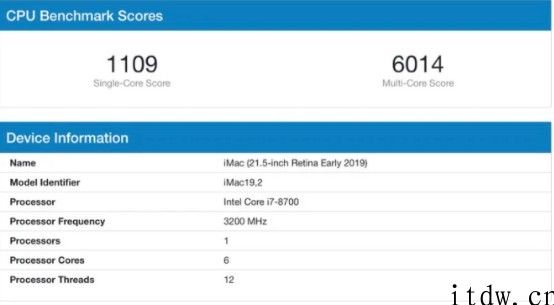 苹果 M1 iMac 全新跑分数据出炉：单核比前代快 56%