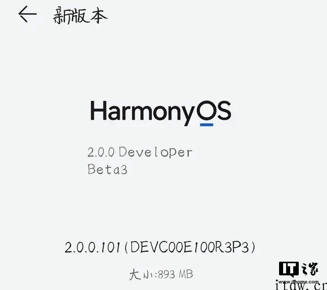 华为鸿蒙 HarmonyOS 开发者 Beta3 2.0.0.101 公布：控制中心感受提高，照相机新增服务项目卡片