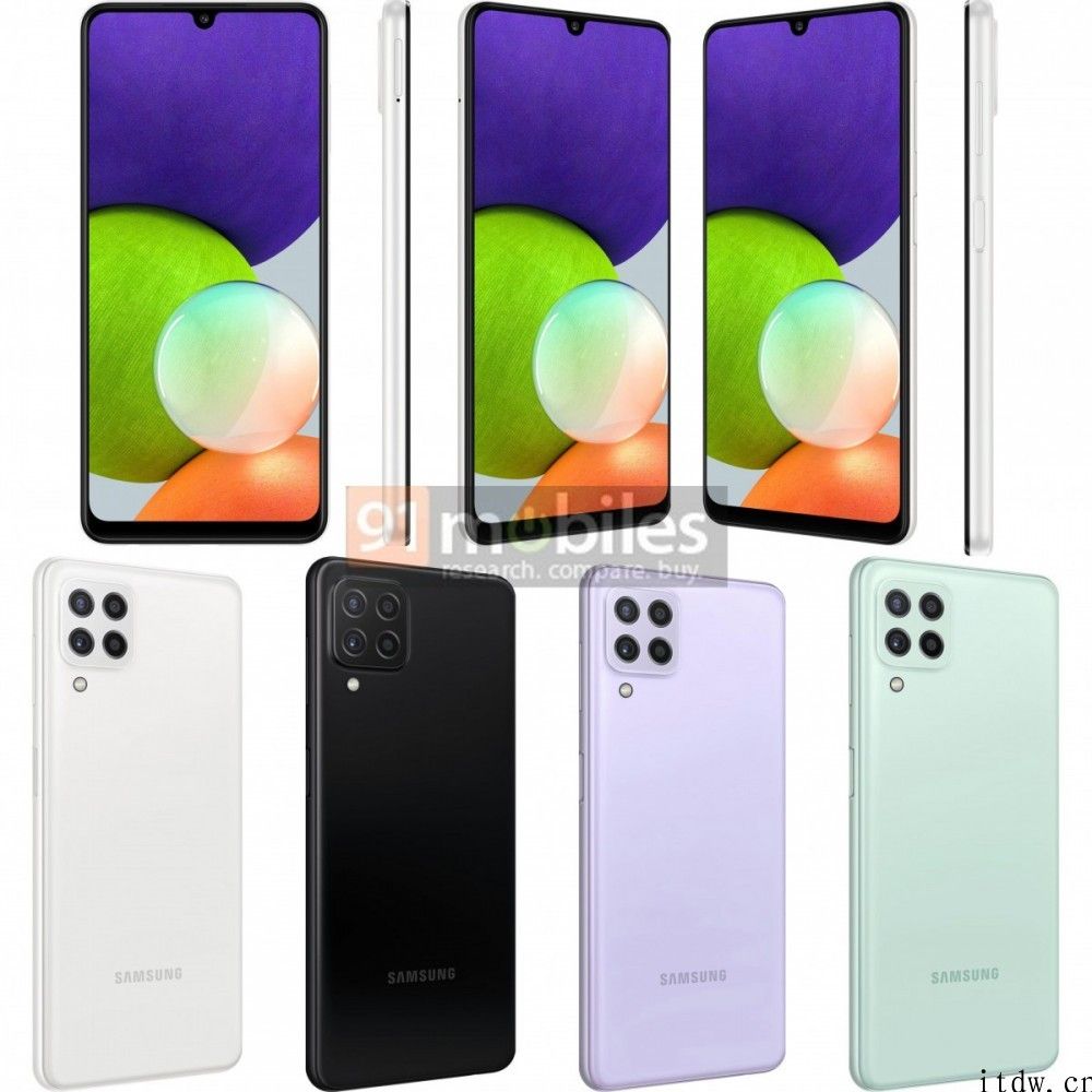 三星 Galaxy A22 系列产品曝光：包含 4g、5G 款，天玑 700 SoC