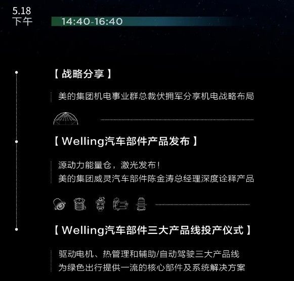美的官宣：旗下新能源汽车新品将于 5 月 18 日发布