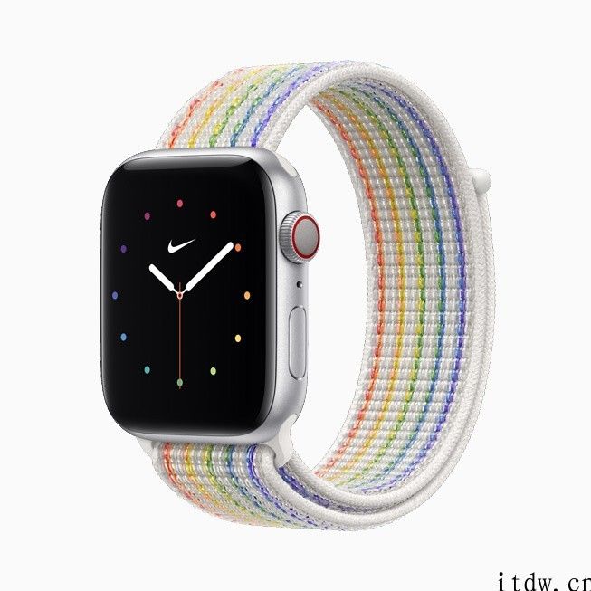 彩虹表带来了：苹果推出2款新 Apple Watch Pride Edition 表带