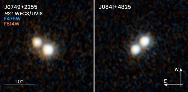 天空中游荡的“身亡之星”：合拼中的类星体将照亮宇宙