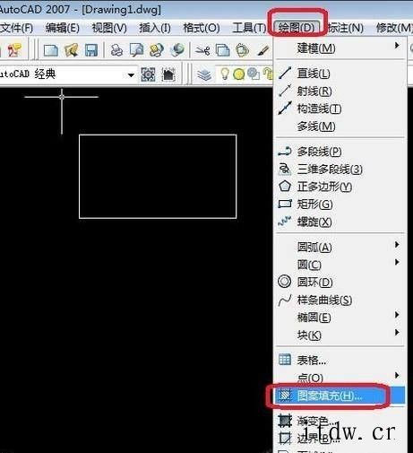 CAD怎么填充一种颜色