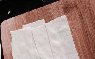 百叶打成结,再做成汤或菜,比较筋道