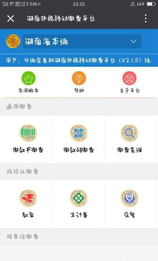 学生怎样在湖南非税挪动缴费平台缴费？