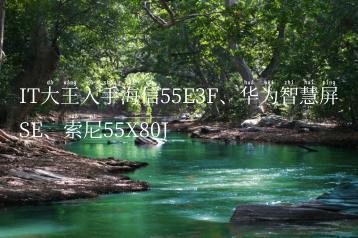 IT大王入手海信55E3F、华为智慧屏SE、索尼55X80J