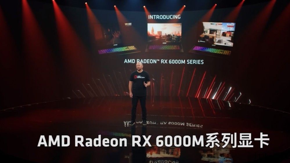 AMD发布Radeon RX 6000M笔记本电脑显卡